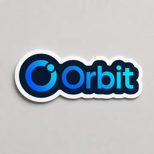 Tech SaaS wordmark sticker mockup